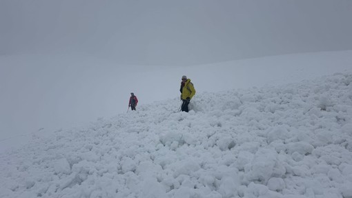 In salvo i due alpinisti bloccati sul versante valdostano del Monte Rosa