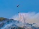 L'incendio sulle alture di Calasca