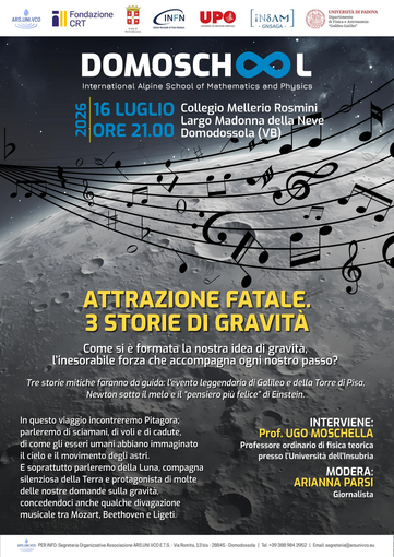 Al Collegio Rosmini il professor Ugo Moschella racconta i segreti della gravità Al Collegio Rosmini il professor Ugo Moschella racconta i segreti della gravità