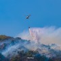 L'incendio sulle alture di Calasca L'incendio sulle alture di Calasca