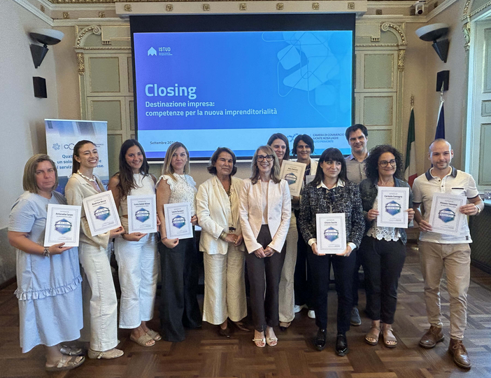 “Destinazione impresa”: concluso il corso per neoimprenditori dell'Alto Piemonte