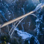 A9, il ponte di Bächgraben sul Passo del Sempione