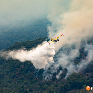 Incendio a Premosello, Vogogna resta in allerta dopo l'apertura del Coc Incendio a Premosello, Vogogna resta in allerta dopo l'apertura del Coc