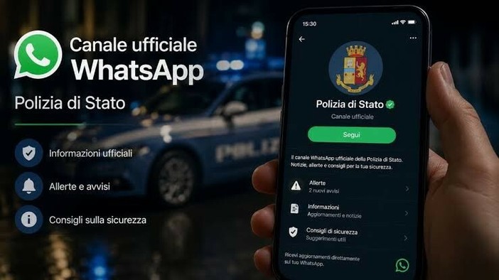 La Polizia di Stato è anche su WhatsApp: attivo il canale ufficiale