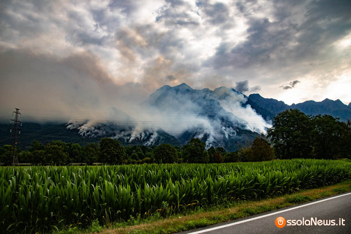 Incendio in Val Grande, scatta il divieto di accesso ai sentieri nel Parco
