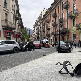 Donna investita in via Marconi