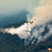 Incendio a Premosello, Vogogna resta in allerta dopo l'apertura del Coc