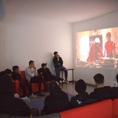 Un momento della prima lezione