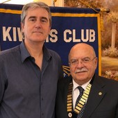 Michele Scaciga e il presidente del Kiwanis Federico Spinozzi Michele Scaciga e il presidente del Kiwanis Federico Spinozzi