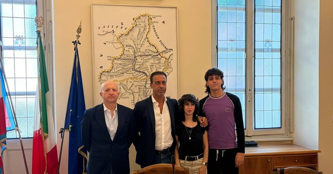 Da sinistra Gianluca Iervasi, Lucio Pizzi, Ilaria Mauro, Davide Galletti