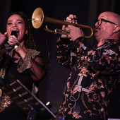 Badrya Razem e Giovanni Falzone