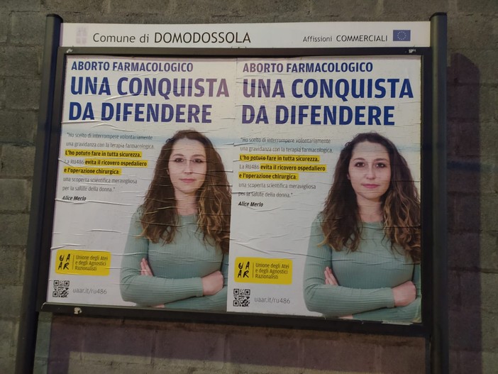 La stampa diocesana si scaglia contro i manifesti in difesa della pillola abortiva