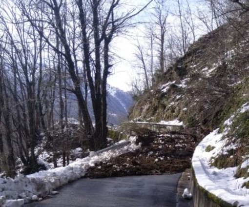 La strada che sale a Monteossolano