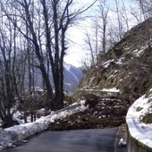 La strada che sale a Monteossolano