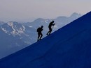 Il meteo avverso ferma l'impresa di Marcello Ugazio sul Monte Leone