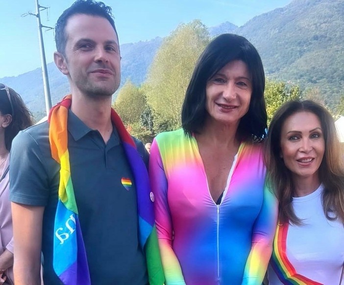 Da sx: Marco Coppola, Vladimir Luxuria e Lucrezia Stefanoni