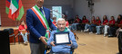 Il sindaco Lucio Pizzi e il partigiano Arialdo Catenazzi