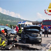 Incidente tra due auto sulla Provinciale 166: tre persone in ospedale