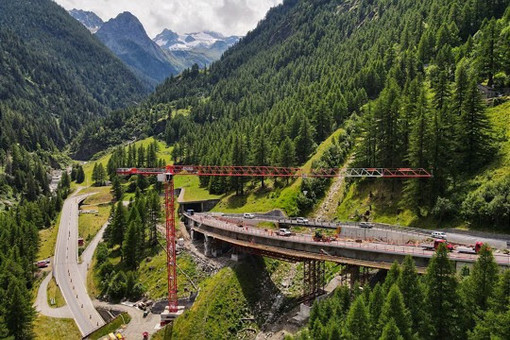 Il ponte Fira, sulla A9 del Sempione