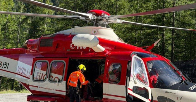 Escursionista disperso nei boschi di Macugnaga: salvato con l’elicottero dei Vigili del Fuoco Escursionista disperso nei boschi di Macugnaga: salvato con l’elicottero dei Vigili del Fuoco