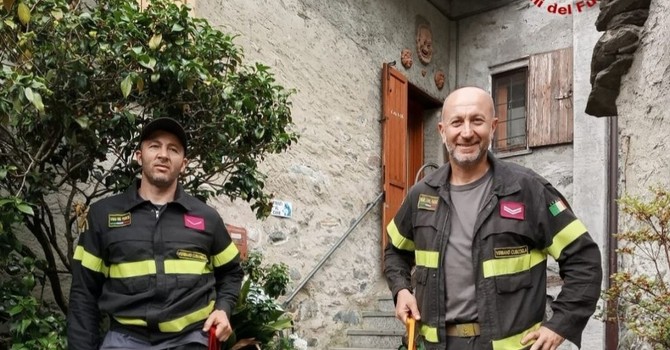 Pieve Vergonte, oca in difficoltà salvata dai Vigili del Fuoco Pieve Vergonte, oca in difficoltà salvata dai Vigili del Fuoco