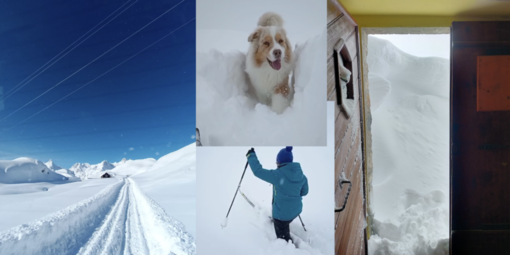 Il cielo torna blu al rifugio, ma c'è un muro di neve da spalare   FOTO e VIDEO