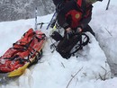 Alpinista infortunato ad un ginocchio sul Monte Cazzola