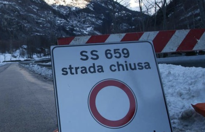 Pericolo valanghe, chiusa la statale 659 in alta Val Formazza