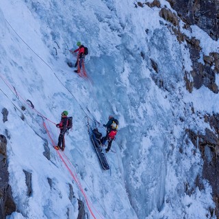I tecnici del soccorso alpino piemontese in Ossola per il corso di mantenimento FOTO E VIDEO