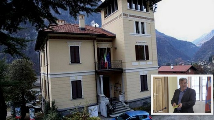 La sede del parco Antrona-Veglia-Devero e nel riquadro Pierleonardo Zaccheo