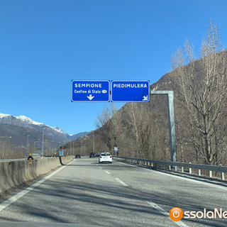 Lavori sulla SS 33, corsia unica all'altezza di Piedimulera