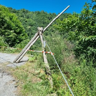 Foto: la teleferica di Calasca, dove in estate é avvenuta la disgrazia