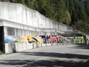 Un murales per celebrare l'ultimo scatto di Marco Pantani