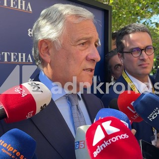 Tajani a Cernobbio: "Guerra ibrida in corso, problema è la Russia non Vannacci"