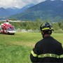 Escursionista in difficoltà al Monte Leone, recuperato dall'elicottero dei vigili del fuoco