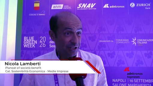Blue Green Economy Award 2026: Lamberti (Planeat srl società benefit), 'abbiamo messo al centro l'attenzione all'ambiente, alla natura e quindi alle future generazioni'