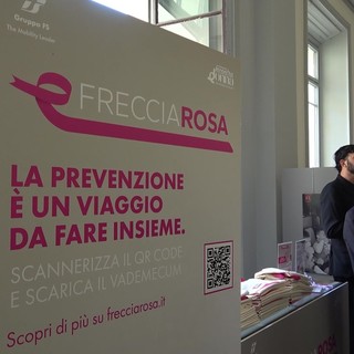 Al via la 16esima edizione di FrecciaRosa, la prevenzione viaggia in treno Al via la 16esima edizione di FrecciaRosa, la prevenzione viaggia in treno