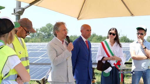 Energia: inaugurato a Poviglio l'impianto fotovoltaico di Viridis Energia