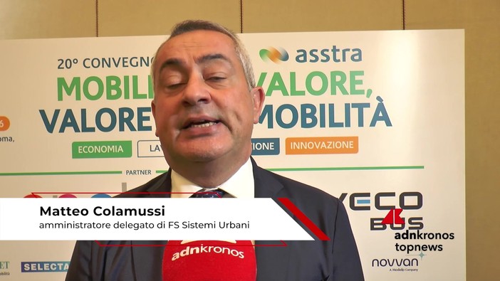 Mobilità, Colamussi (FS Sistemi Urbani): 'Più tecnologia per invogliare a usare il mezzo pubblico'