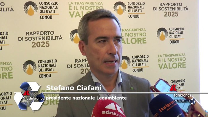 Ambiente: Ciafani (Legambiente), 'picchi straordinari di raccolta e rigenerazione olio minerale'