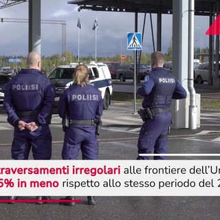 Ue, calano attraversamenti irregolari: 35% in meno Ue, calano attraversamenti irregolari: 35% in meno