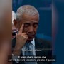 Michelle Obama fa commuovere Barack, il video dell'omaggio a Chicago Michelle Obama fa commuovere Barack, il video dell'omaggio a Chicago