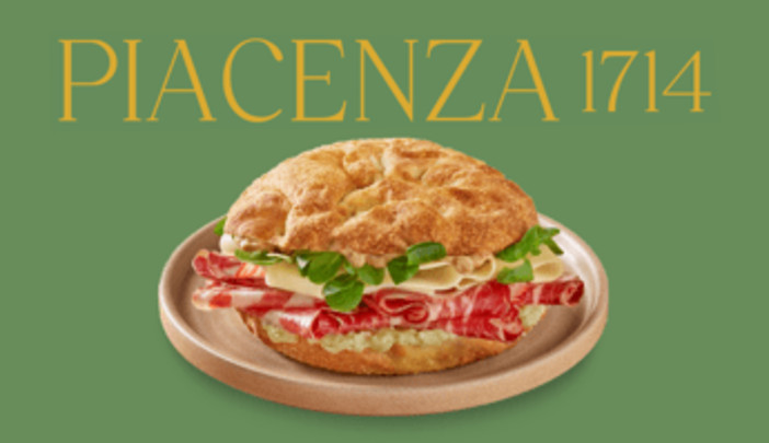 'Piacenza 1714', da Autogrill nuovo panino della linea porta in viaggio Dop e Igp Made in Italy