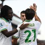 La Roma batte il Sassuolo 1-0 e aggancia il Napoli, Dybala decisivo La Roma batte il Sassuolo 1-0 e aggancia il Napoli, Dybala decisivo