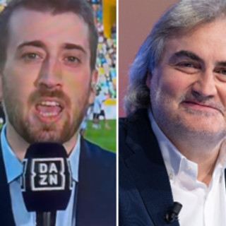 Pierluigi Pardo difende Alessandro Vescini dopo la gaffe su Dazn: "Polemica surreale" Pierluigi Pardo difende Alessandro Vescini dopo la gaffe su Dazn: "Polemica surreale"
