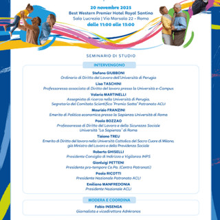 Patronato Acli, 20 novembre evento ‘Previdenza Next Gen’