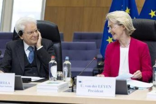 Ue, Mattarella in Commissione con von der Leyen: &quot;Orgoglio per costruzione europea&quot;