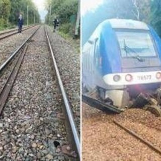 Treno deragliato in Francia: polizia privilegia pista sabotaggio