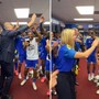 Curacao fa festa ai Mondiali, il re e la regina ballano con la squadra Curacao fa festa ai Mondiali, il re e la regina ballano con la squadra