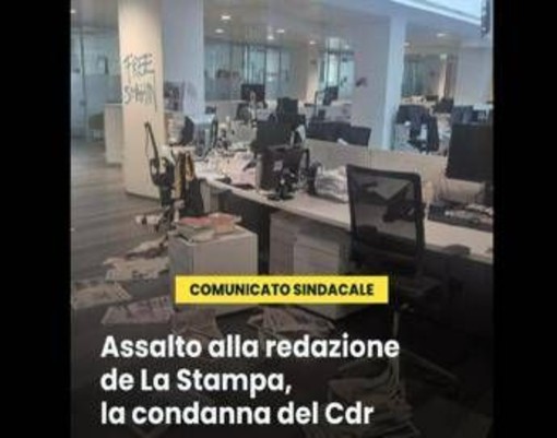 Assalto a redazione La Stampa, 34 identificati e denunciati Assalto a redazione La Stampa, 34 identificati e denunciati